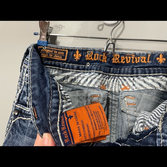ROCK REVIVAL denim capri jeans 26 - Picture 7 of 7